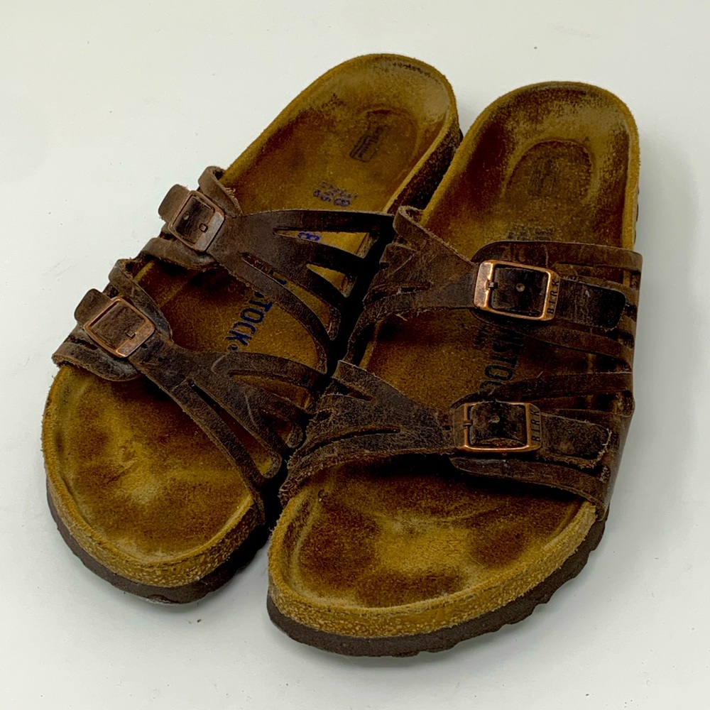 Soft Footbed Birkenstock Granada Sandals sz 38